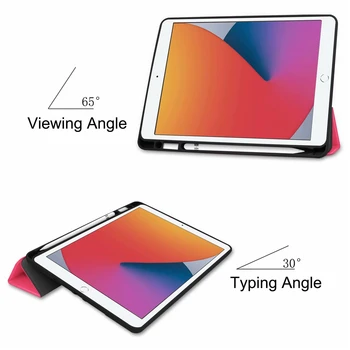 Smart Tablet Caz pentru iPad 8 / 7 10.2 inch 2020 2019 8-a 7-a Generație A2270 A2428 A2428 A2429 A2197 A2198 A2200 Acoperi Funda