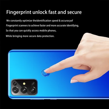 Smartphone Samsum S20+ Pro 7.0 Inch 512GB 48MP Global Versiune Dual Card Deca Core Android 10 Telefoane mobile Supercharge