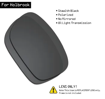 SmartVLT Polarizat ochelari de Soare, Lentile de Înlocuire pentru Oakley Holbrook - Stealth Black