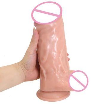 SMMQ Gros 3.34 inch Vibrator Gigant Încredere Penis artificial Jucarii Pentru Adulti Anal Plug Imens Glandul Penisului Suge Dildo-uri Pentru Femei Sexo Magazin