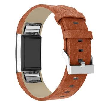 Solid de culoare din Piele Ceas Curea Pentru Fitbit Charge 2 Smart Watch Band Brățară Reglabil de Înlocuire Curea de Bunuri