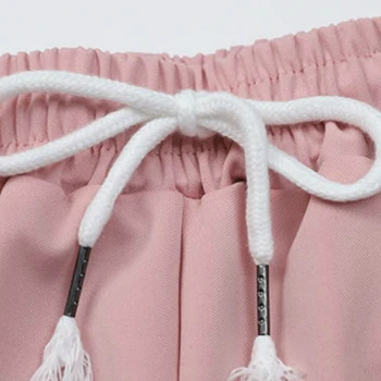 Somn Funduri Femei Cordon Cu Dungi Șic De Zi Cu Zi Uza Pantaloni De Pijama Pantaloni Scurți De Vară Culturism Respirabil Feminin Casual Slim