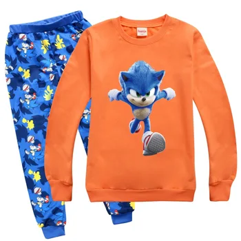 Sonic Ariciul 3D Copii Hanorace pentru sonic pentru Copii Tricou pentru Fete Baieti Tricou Copil Hanorace Haine pantaloni 2pc