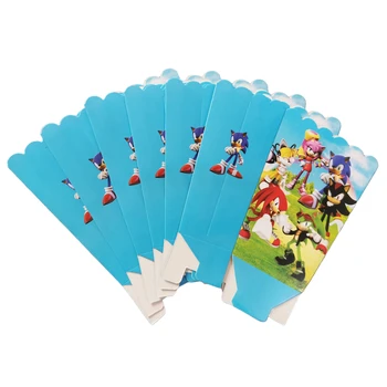Sonic Ariciul Consumabile Partid Ceașcă de Hârtie, Placă de Cifrele de Acțiune Sonic Ariciul super-Erou Set Petrecere de Aniversare pentru Copii Decor