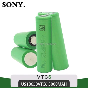 Sony original VTC6 3.7 V 3000mAh baterie reîncărcabilă Li-ion 18650 US18650VTC6 jucării instrumente flashligh