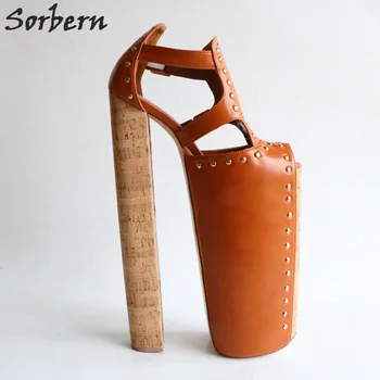 Sorbern Maro Peste 30Cm Indesata Toc Pompe Femei Us15 Open Toe Pompe de Femei Pantofi de Afișare Pantof Arată Pista Tocuri Diy Culoare