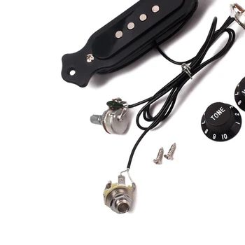 Soundhole Precablat Active Pickup 4 String Pentru Cutie De Trabucuri Părți De Chitara, Accesorii Chitara Partea Accesorii