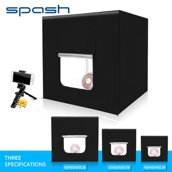 Spash Softbox Portabil LED Cutie de Fotografie de Studio Foto Lightbox Cort Lumina 40cm, 60cm 80cm Foto Studio Box Cutie de Fotografiere