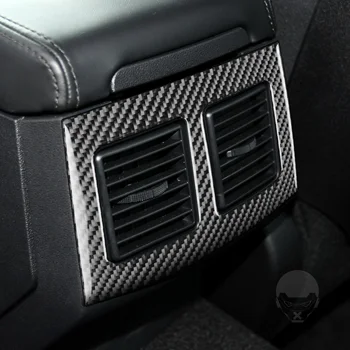 Spate De Aer Condiționat De Cadru Țese Textura Fibra De Carbon Autocolant Pentru Dodge Challenger 08-14 Styling Auto Accesorii Hellcats