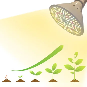 Spectru complet 290 Planta cu LED-uri Cresc de Lumină Becuri E27 Lampă de Hidro lumina Soarelui Fito Lampa de Flori Cresc Cort Legume Cultivo Interioară cu efect de Seră