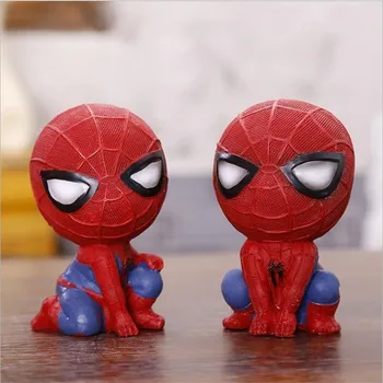 Spiderman Figura Păpuși LED Lumina de Noapte Jucărie Super-Erou Spiderman Lumina de Noapte pentru Copii Jucării Acasă Decorare Cadou de Ziua de nastere