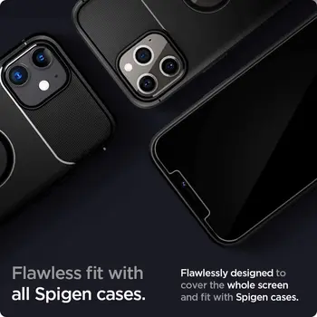 Spigen Glas.tR Slim HD Ecran Protector pentru iPhone 12 Pro Max / 12 Pro / 12 / 12 Mini