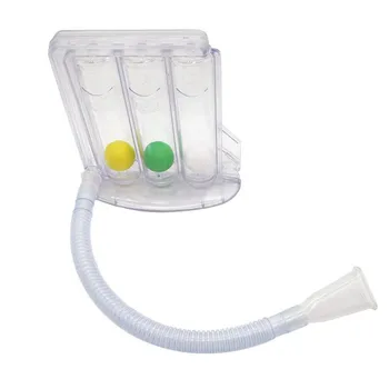 Spirometria Formare de Trei Minge Instrument Exercițiu de Respirație Chirurgicale de Reabilitare pentru de Vârstă Mijlocie și Vârstnici
