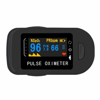 SpO2 Frecvența Respirației Monitoriza Pulsul Ecartament spirit Saturația de Oxigen din Sânge Monitor Mini Degetului Pulsoximetru Negru