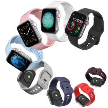 Sport curea pentru Apple watch band 44mm 40mm iWatch trupa 38mm 42mm Lichid de Silicon curea bratara Apple watch serie 6 5 4 3 se