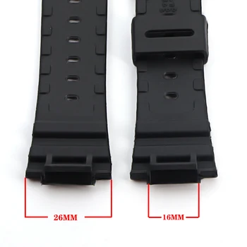 Sport, Curea Silicon Pentru Casio G-SHOCK DW5600 Inteligent Ceas rezistent la apa Watchbands Catarama din Otel Inoxidabil