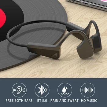 Sport originale Conducție Osoasă Căști fără Fir Bluetooth 5.0 Cu Microfon Cască Bilaterale Stereo în aer liber, Hands free Headset