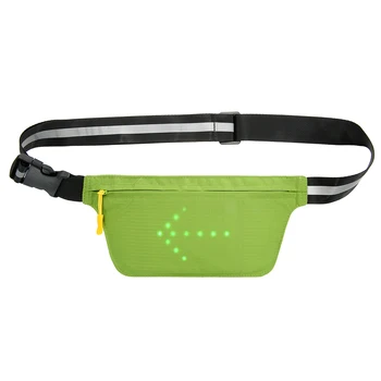 Sport în aer liber, Saci de Reflexie Curea Talie borseta Geanta cu LED Semnal Lumina Uneltele de Siguranță Ușor USB Reîncărcabilă