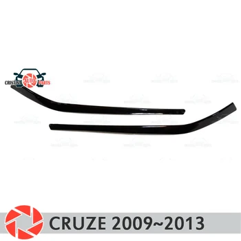 Sprancene pentru Chevrolet Cruze 2009~2013 pentru faruri cilia geană muluri plastic decor tapiterie auto styling turnare