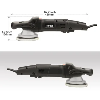 SPTA 5 inch/6 inch 125mm rotație Forțată Acțiune Dublă de slefuit, DA Slefuit Masina de Slefuit & Tampoane de Lustruire