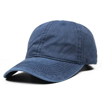 Spălat Vopsit Simplu Tata Pălărie Panou Șapcă de Baseball pentru Bărbați, Femei,Kaki, Bleumarin Gri Inchis,Marime Ajustabila se Potriveste 56-60 cm circumferinta Capului