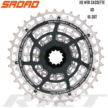 SROAD Biciclete Caseta 11 Viteza de 10-36T Velocidade CNC Făcut Mountain Bike MTB Cassete 12V se potrivește SRAM XD Pinion K7 12V