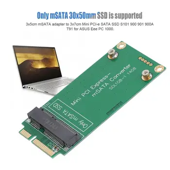 SSD mSATA la SATA Mini SSD PCIE Riser Card Adaptor Convertor pentru Laptop ASUS
