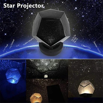 Star Sky Master Proiector Lampa de Noapte Ziua Îndrăgostiților Căsătorie Atmosferă Creativă Lumina Galaxy Proiector Star Lampa 3D Lămpi
