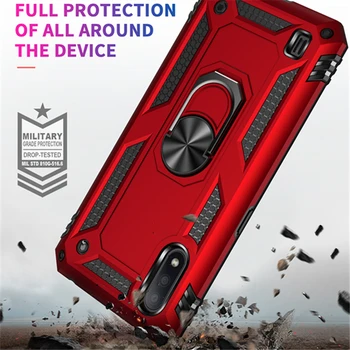 Stativ Magnetic Deget Inelul Armura Caz pentru Samsung Galaxy M01 A01 Core M21 M31 A21S A51 A71 A81 A91 S20 Nota 20 Șoc Dovada Sac