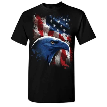 Steagul American Eagle statele Unite ale americii Bărbați T-Shirt 4 iulie Tee cele mai Noi Moda Tricou