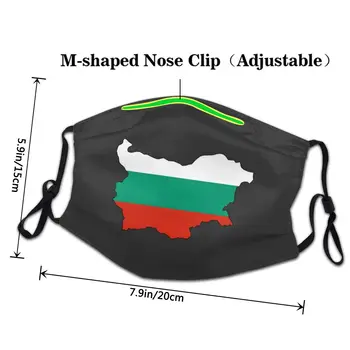 Steagul Harta Bulgaria Masca Femei Reutilizabile Masca Praf De Protecție Respiratorie Mască