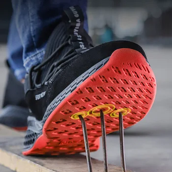 Steel Toe Pantofi De Protecție Industriale Lucrări De Construcții De Pantofi Pentru Bărbați De Vară Respirabil Bocanci De Protecție Încălțăminte De Bărbați Adidas