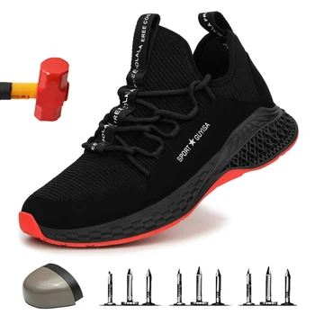 Steel Toe Pantofi De Protecție Industriale Lucrări De Construcții De Pantofi Pentru Bărbați De Vară Respirabil Bocanci De Protecție Încălțăminte De Bărbați Adidas