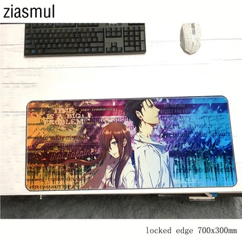 Steins gate padmouse 700x300x2mm gaming mousepad joc Profesionale mouse pad gamer birou calculator Indie Pop mat notbook mousemat