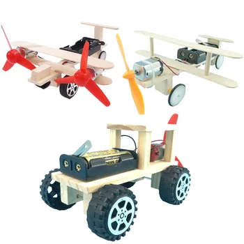 STEM DIY Avion Școală Auto Experiment științific kit Electronice, seturi de construcții de Învățământ Fizica jucarii pentru Copii de 8 ani