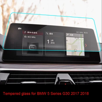 Sticla de Navigare GPS cu Ecran Protector Pentru BMW Seria 5 G30 2017 2018 GPS-ul LCD de Bord Ecran Autocolant