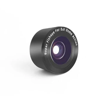 Sticlă optică Anti-shake Portabil HD Protecție Obiectiv Fisheye Obiectiv Macro pentru DJI OSMO Acțiune 15X Zoom Camera Sport Accesorii