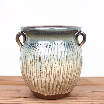 Stil Coreean Ceramică Grosieră Respirabil Ghiveci Plante Suculente Vaza, Ghiveci Ghiveci Bazinul Recipient Acasă Decor Gradina