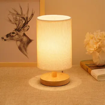 Stil Nordic LED Lampa de Birou Lumina Calda de Încărcare USB Lumina de Noapte Lampa pentru Dormitor