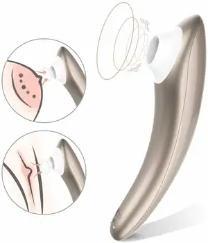 Stimulator Clitoris Cu 10 Moduri De Aspirație Aer Presiune Puls Wave Tehnologie Impermeabil Re-Contra Cost Jucarii Sexuale Pentru Femei Cuplu