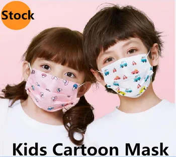 Stoc Animee Masca Copii Copil de Unică folosință, Mască Anti-Praf PM2.5 Protecție Gura Masca Inabusi Respirator Navă Rapidă