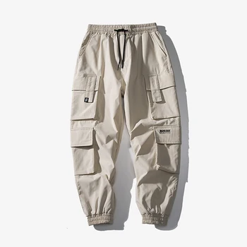 Streetwear Pantaloni Harem de Bărbați 2020 Primăvară Mens Joggeri Marfă de Vară Pants Multi-buzunar de Glezna-lungime Om Casual Pantaloni
