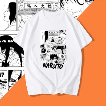 Streetwear T-shirt pentru femeie T-shirt Naruto Moda Anime Japonez Sasuke Amuzant de Desene animate T-shirt Casual Cool Cuplu Hip Hop de Top Tee