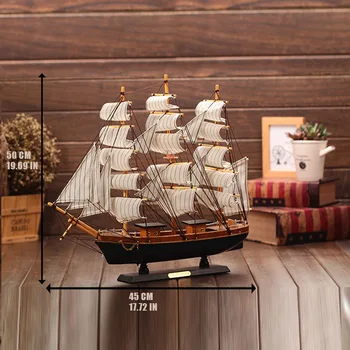 Strongwell Vas De Lemn Model Nautic Decor Acasă Ambarcațiuni Acasă Decorare Accesorii Miniaturi, Figurine Marine Din Lemn Barca De Navigatie