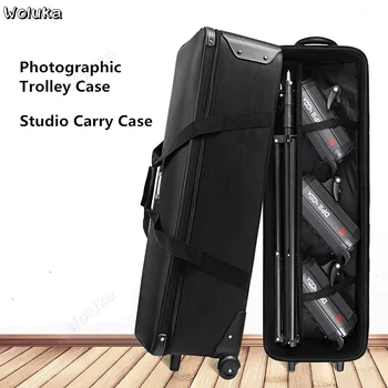 Studio Transporta Caz Flash Cărucior Cutie de Siguranță portabil pentru bagaje lumina sta Cutie trage sac de fundal suport sac de depozitare CD50 T11