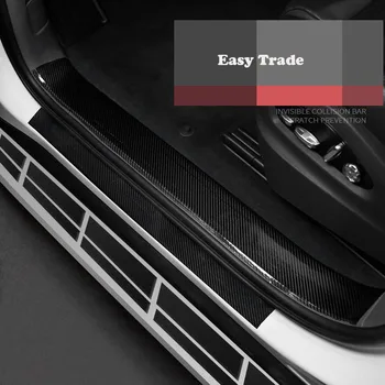 Styling auto din Fibra de Carbon Cauciuc Pragului de Ușă 5D Masina Autocolante Protector Bunuri Pentru Skoda Kodiaq 2017 2018 2019 2020 Accesorii