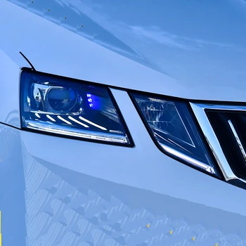 Styling auto Pentru Skoda Octavia Faruri 2018 Noua Octavia TOATE LED Faruri LED DRL Lentile High Low Beam Parcare