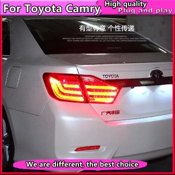 Styling auto pentru Toyota Camry Stopuri 2012 2013 Camry V50 spate cu LED-uri de Lumină Aurion Lampă Spate DRL+Frana+Park+Semnal