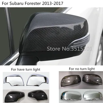 Styling auto retrovizoare Oglinda geam Oglinda, Capac ornamental cadru Pentru Subaru Forester 2013 2016 2017