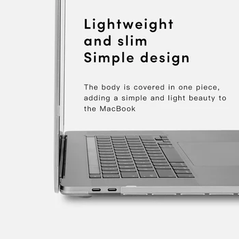SUAIOCE Original Laptop Caz Pentru Macbook Air Pro Retina 13 15 16 inch husa Pentru Macbook Touch Bar ID Aer Pro 13 Caz